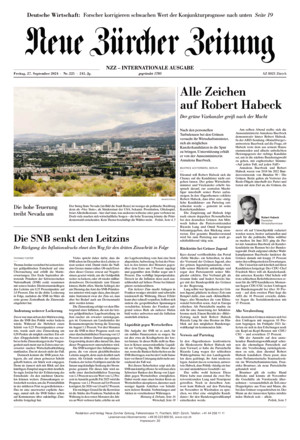 Neue Zürcher Zeitung International - ePaper