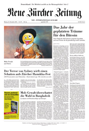 Neue Zürcher Zeitung International