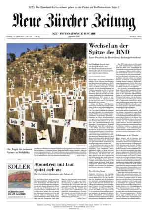Neue Zürcher Zeitung International