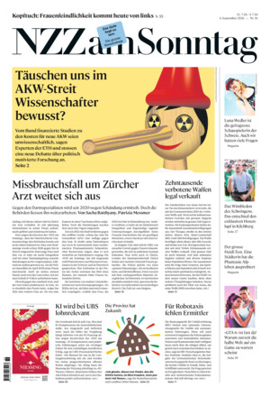 Neue Zürcher Zeitung am Sonntag