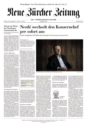 Neue Zürcher Zeitung International - ePaper