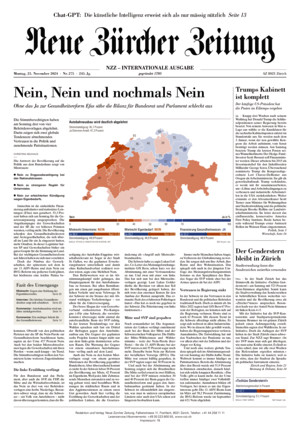 Neue Zürcher Zeitung International