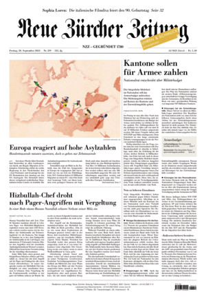 Neue Zürcher Zeitung