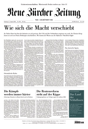 Neue Zürcher Zeitung - ePaper