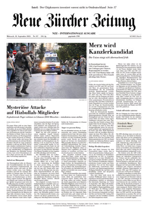 Neue Zürcher Zeitung International