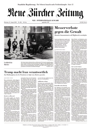 Neue Zürcher Zeitung International - ePaper