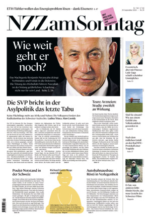 Neue Zürcher Zeitung am Sonntag - ePaper