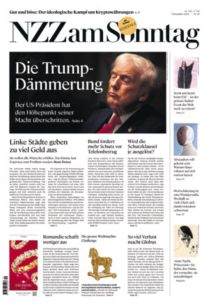 Neue Zürcher Zeitung am Sonntag