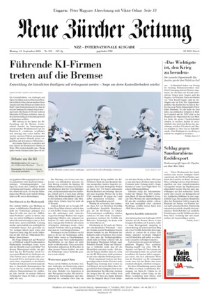Neue Zürcher Zeitung International