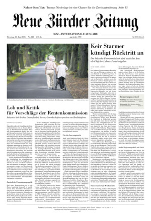 Neue Zürcher Zeitung International
