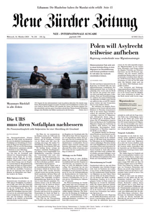 Neue Zürcher Zeitung International - ePaper