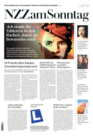 Neue Zürcher Zeitung am Sonntag