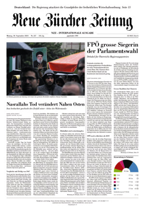 Neue Zürcher Zeitung International