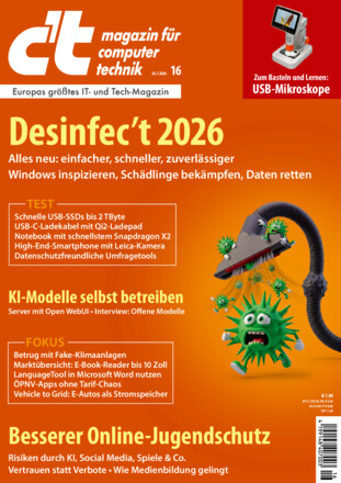 c't Magazin für Computertechnik