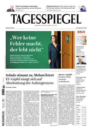 Der Tagesspiegel Vom 11.02.2023 – Als EPaper Im IKiosk Lesen