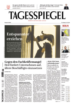 Der Tagesspiegel Vom 20.02.2023 – Als EPaper Im IKiosk Lesen