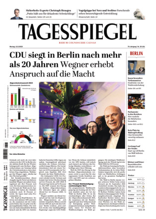 Der Tagesspiegel Vom 13.02.2023 – Als EPaper Im IKiosk Lesen