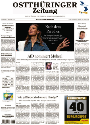 Ostthüringer Zeitung - ePaper