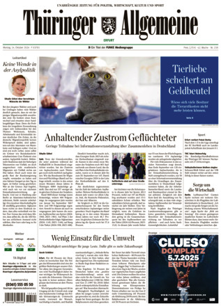 Thüringer Allgemeine - ePaper