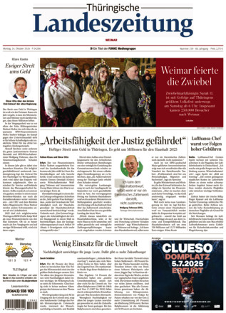 Thüringische Landeszeitung - ePaper