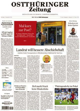 Ostthüringer Zeitung - ePaper