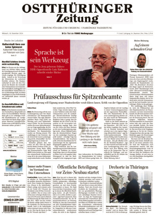 Ostthüringer Zeitung - ePaper