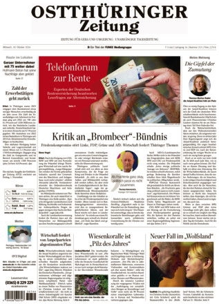 Ostthüringer Zeitung - ePaper