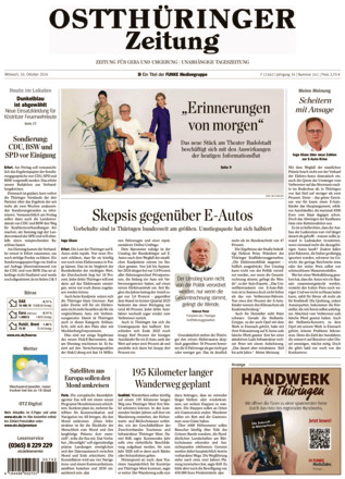 Ostthüringer Zeitung - ePaper