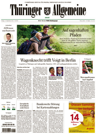 Thüringer Allgemeine - ePaper