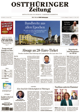 Ostthüringer Zeitung - ePaper