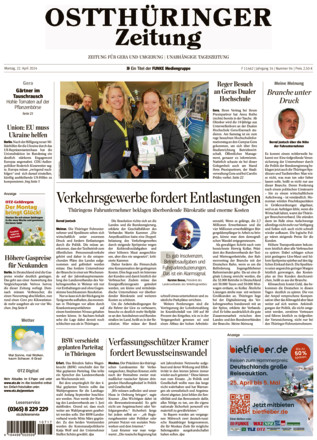 Ostthüringer Zeitung - ePaper