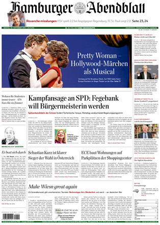 HAMBURGER ABENDBLATT vom 30.09.2019 – als ePaper im iKiosk lesen