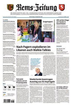 Rems-Zeitung - ePaper