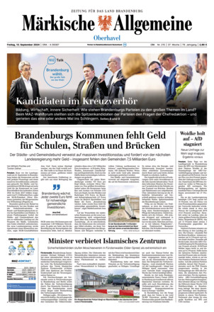 MAZ Neue Oranienburger Zeitung