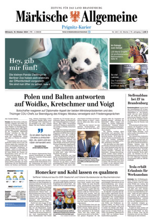 MAZ Prignitz Kurier - ePaper