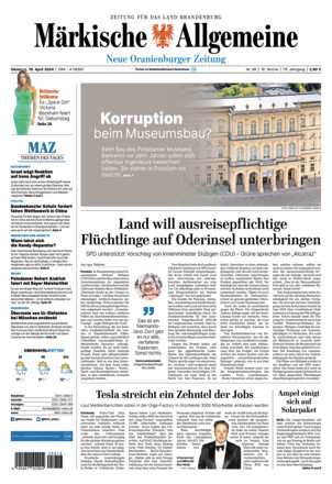 MAZ Neue Oranienburger Zeitung - ePaper