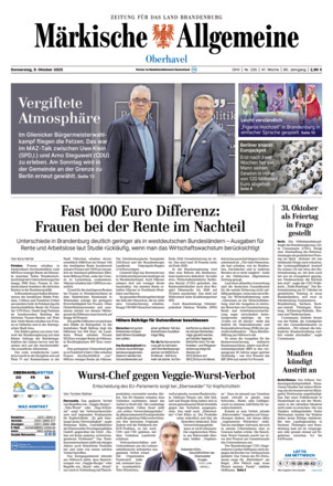 MAZ Neue Oranienburger Zeitung