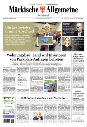 MAZ Neue Oranienburger Zeitung - ePaper