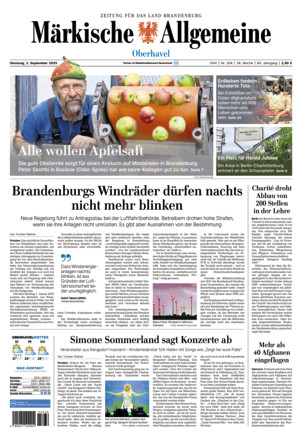 MAZ Neue Oranienburger Zeitung
