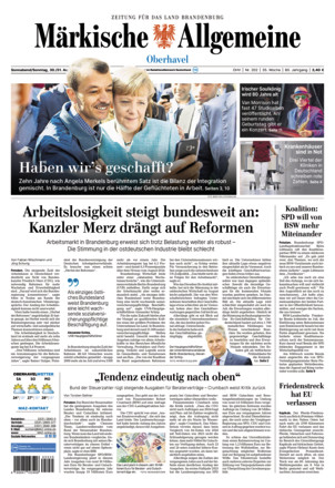 MAZ Neue Oranienburger Zeitung