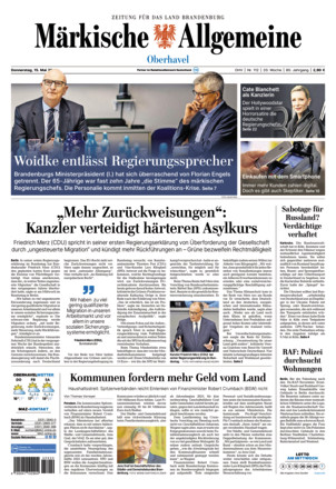 MAZ Neue Oranienburger Zeitung