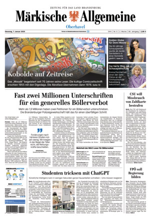 MAZ Neue Oranienburger Zeitung