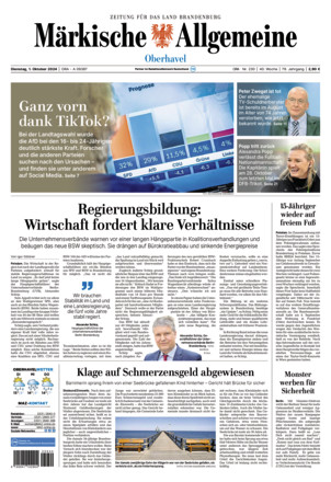 MAZ Neue Oranienburger Zeitung