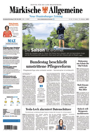 MAZ Neue Oranienburger Zeitung