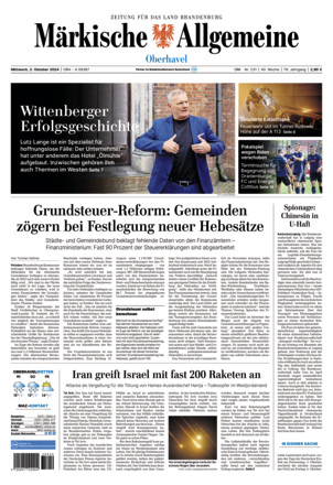 MAZ Neue Oranienburger Zeitung