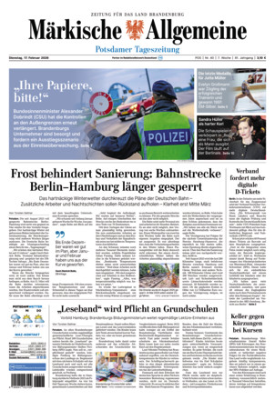 MAZ Potsdamer Tagesszeitung 