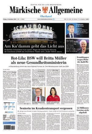 MAZ Neue Oranienburger Zeitung