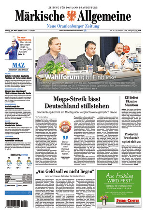MAZ Neue Oranienburger Zeitung - ePaper;