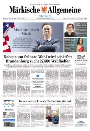 MAZ Neue Oranienburger Zeitung