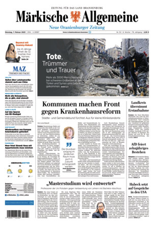 MAZ Neue Oranienburger Zeitung - ePaper;